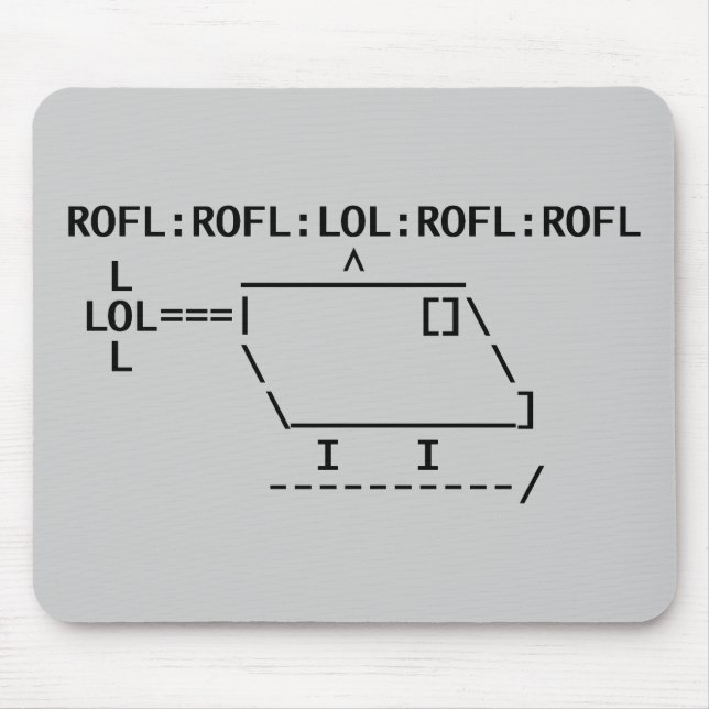 ROFLcopter Mousepad (Vorne)