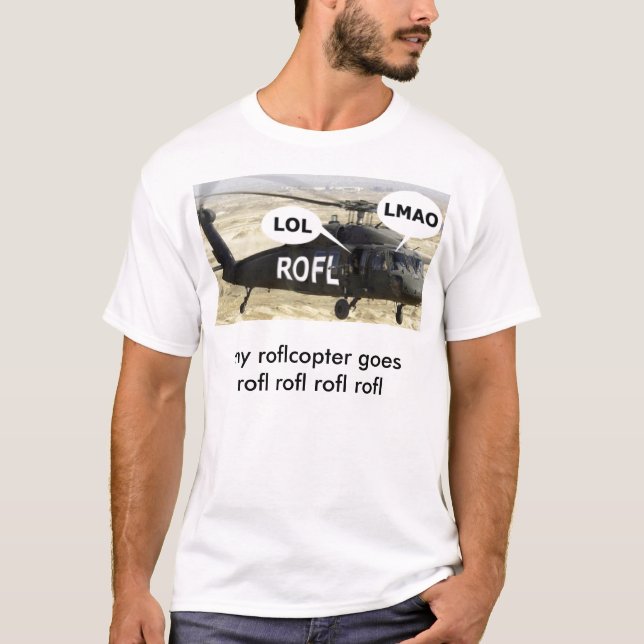 roflcopter T-Shirt (Vorderseite)