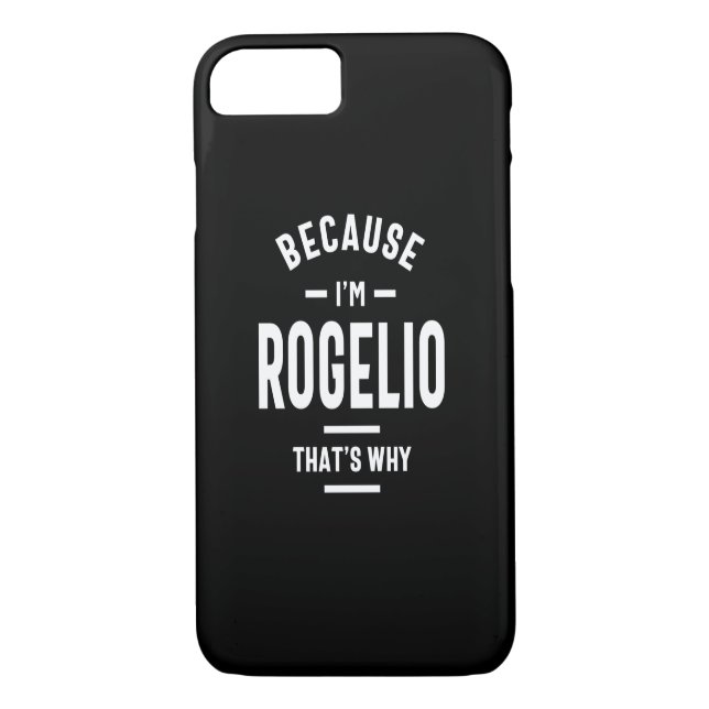 Rogelio Personalisiert Name Birthday Case-Mate iPhone Hülle (Rückseite)