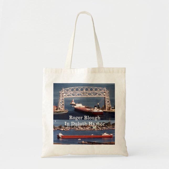 Roger Blough in Duluth Harbour Tote Tasche (Vorne)