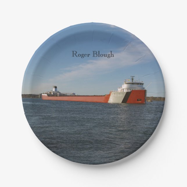 Roger Blough-Papierplatte Pappteller (Vorderseite)