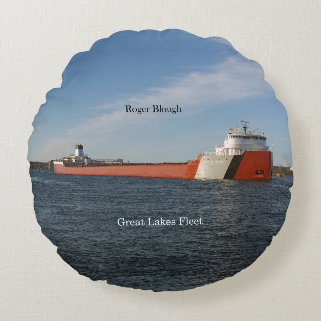 Roger Blough Rundkissen Rundes Kissen (Vorderseite)