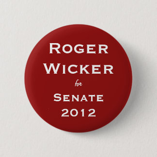 Roger-Flechtweide für Senat 2012 Button