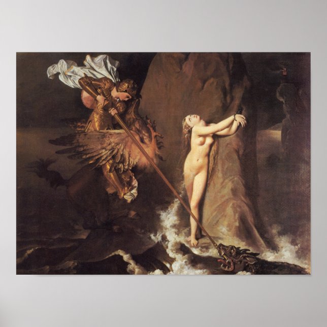 Roger Freeing Angelica Poster (Vorne)