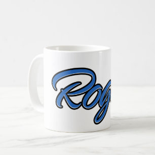 Roger Prénom Blue Tasse Café