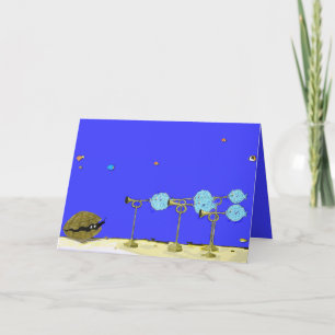 Roger und die Blowfish-… Geburtstags-Karte Karte