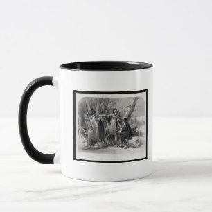 Roger Williams geschützt durch das Narragansetts Tasse