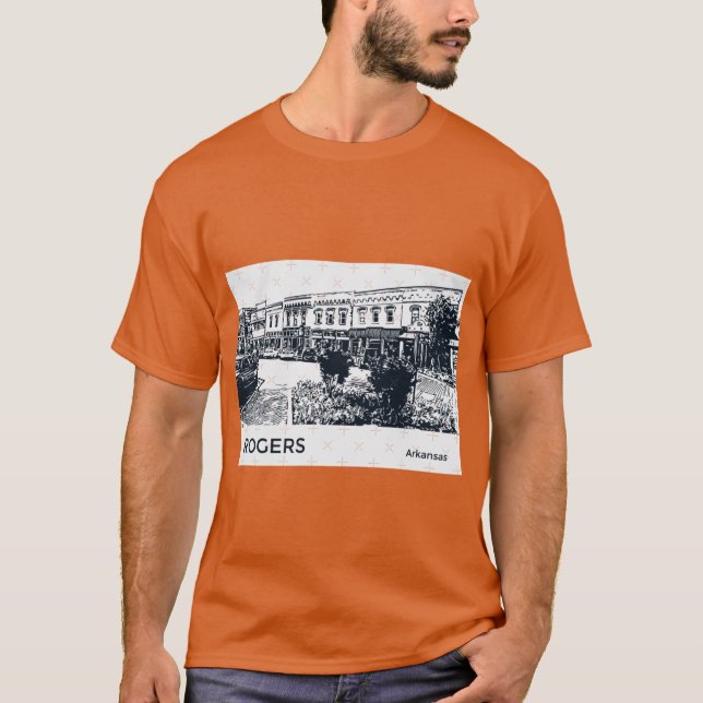 Rogers Arkansas T-Shirt (Vorderseite)