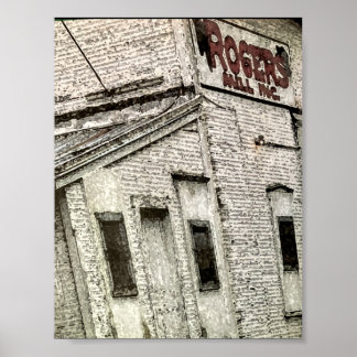 " Rogers Füttre Mill " - Print Poster