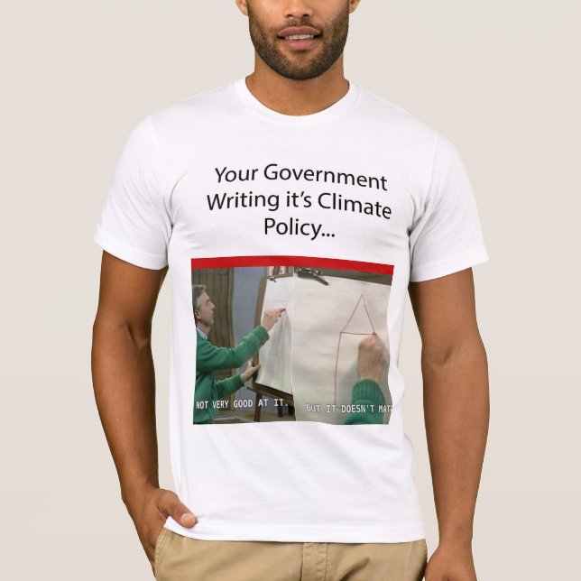 Rogers on Climate Policy Men's T - Shirt (Vorderseite)