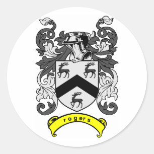 ROGERS-Wappen Runder Aufkleber