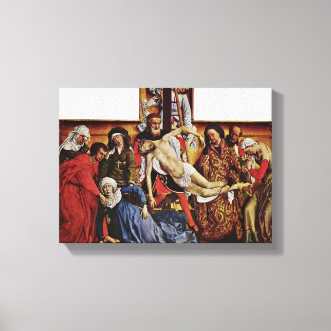 Rogier van der Weyden - Abstieg vom Kreuz Leinwanddruck (Vorderseite)