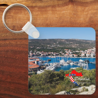 Rogoznica, Kroatien | Dalmatien | Adriatisches Mee Schlüsselanhänger