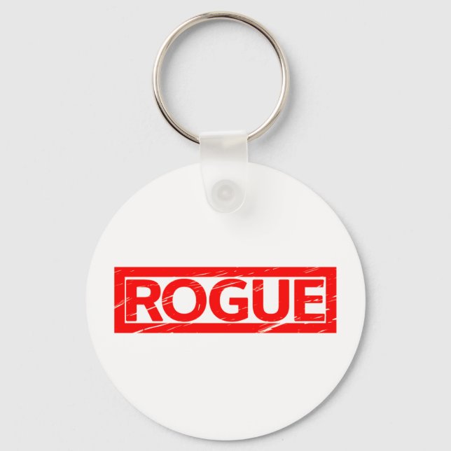 Rogue Briefmarke Schlüsselanhänger (Vorderseite)