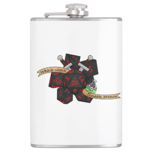 Rogue Dice Design Flachmann