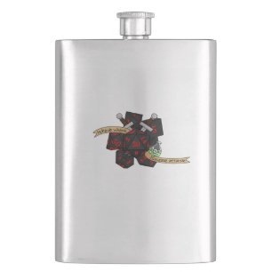 Rogue Dice Design Flachmann