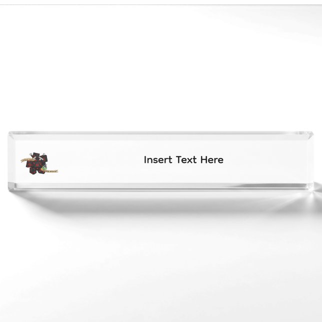 Rogue Dice Design Namensplakette (Vorderseite)