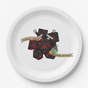 Rogue Dice Design Pappteller