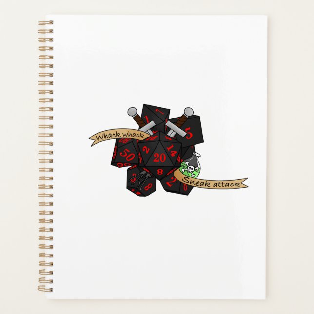 Rogue Dice Design Planer (Vorderseite)