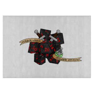 Rogue Dice Design Schneidebrett