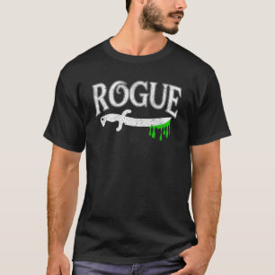 Rogue MMO RPG Rollenspiel Charakterklasse Videogam T-Shirt