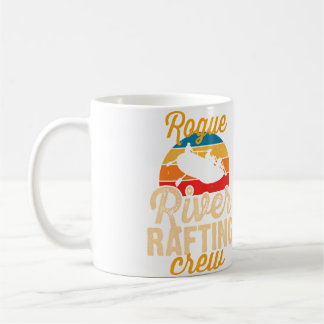 Rogue River Flossmannschaft Whitewater Rafting auf Kaffeetasse