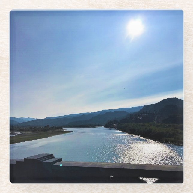 Rogue River Glasuntersetzer (Vorderseite)