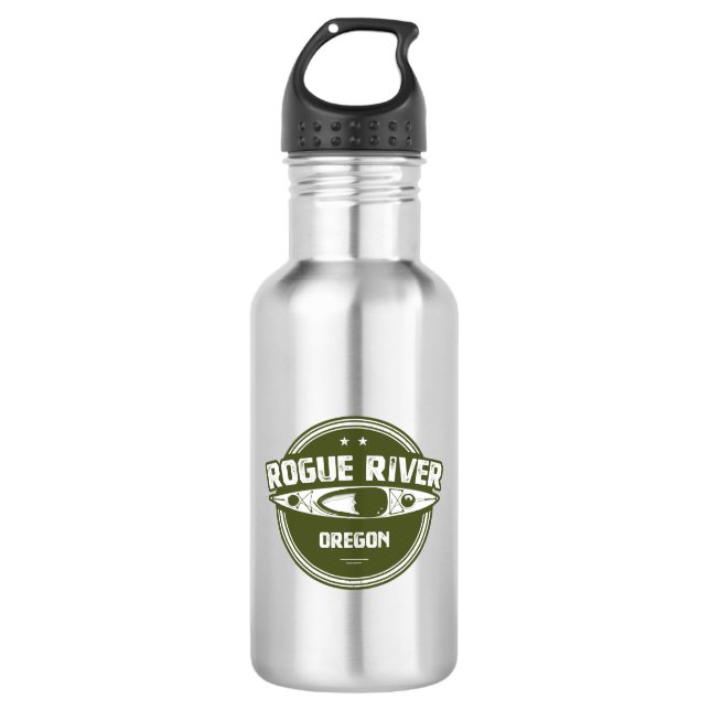 Rogue River, Oregon Edelstahlflasche (Vorderseite)
