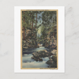 Rogue River, Oregon - Obere Schlucht Blick auf den Postkarte