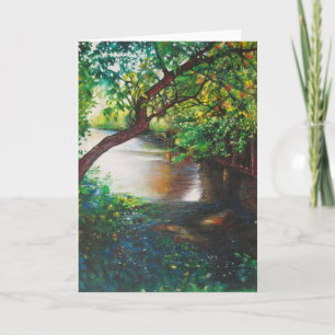 Rogue River Painting, Rockford, MI Grußkarten Karte