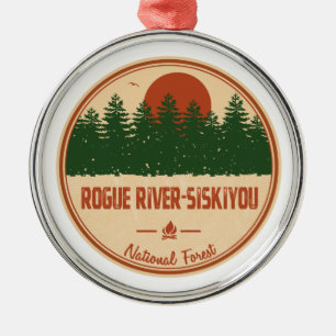 Rogue River-Siskiyou National Forest Ornament Aus Metall
