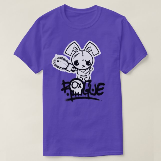 Rogue Voo Bunny Niedlich Monster T-Shirt (Design vorne)