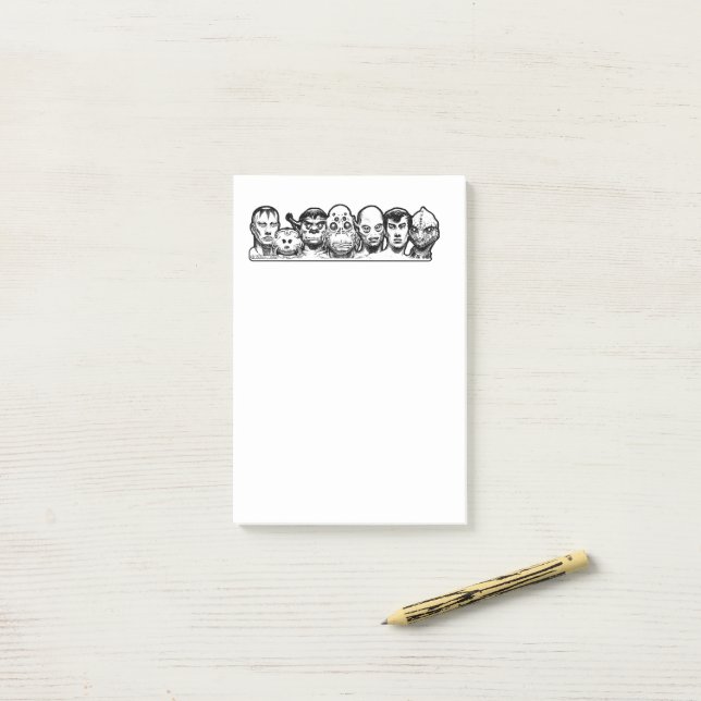 Rogue's Gallery Post-it Klebezettel (Auf Schreibtisch)