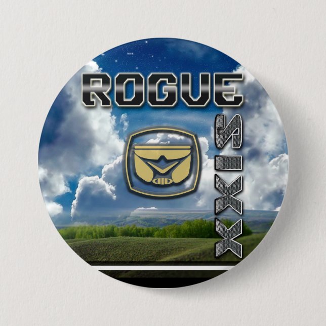 roguish Knopf Button (Vorderseite)
