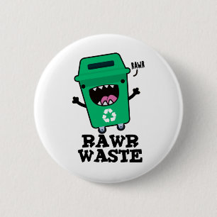 Rohabfall Funny Garbage Trash Puff Button