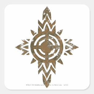 Rohan Crest Quadratischer Aufkleber
