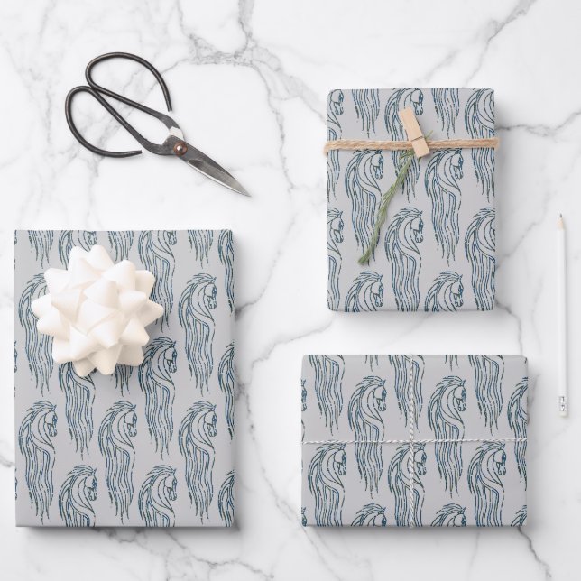 Rohan Kings Hall Banner Geschenkpapier Set (Vorderseite)