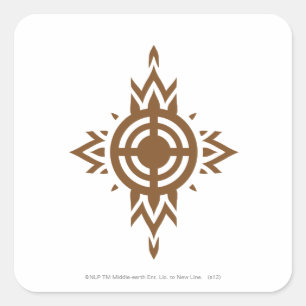 Rohan Wappen Quadratischer Aufkleber