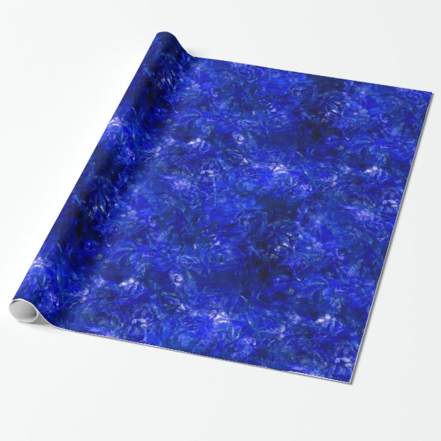 Roher Saphir Geschenkpapier (Ungerollt)