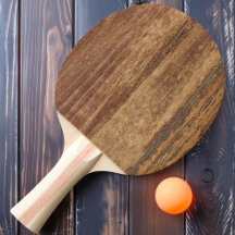 Roher Zedarholz Beer Pong Tisch