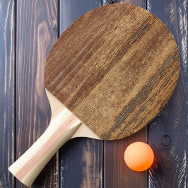 Roher Zedarholz Beer Pong Tisch Tischtennis Schläger