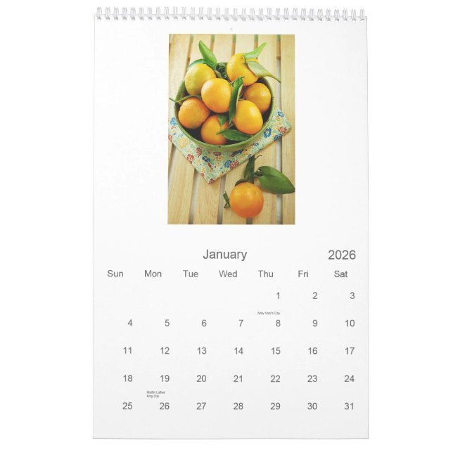 Rohes 2010 - Nahrungsmittelkalender Kalender (Jan 2026)