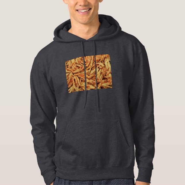 Rohes Hühnerfutter Hoodie (Vorderseite)
