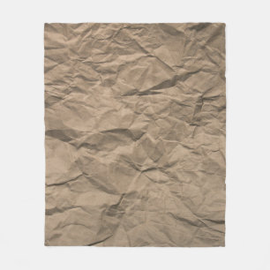 Rohes zerkleinertes Papier: gerecycelt Textur Fleecedecke