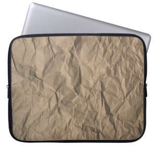 Rohes zerkleinertes Papier: gerecycelt Textur Laptopschutzhülle