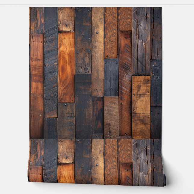 Rohholztextur Tapete (Abrollen)