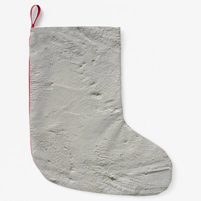 Rohputzwand Kleiner Weihnachtsstrumpf (Vorderseite)