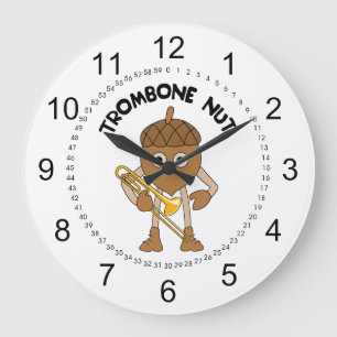 Röhrenknabeltext Große Wanduhr