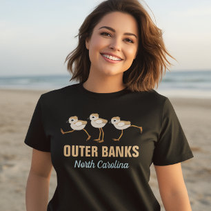 Rohrleitung Außenbänke Nord-Carolina-Vogelbeobacht T-Shirt