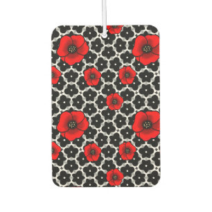 Rohroter Mohn in Goth-Garten Autolufterfrischer